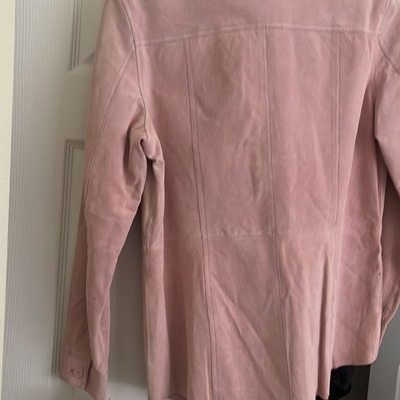 Suede coat new, beautiful salmon color - Picture 5 of 5